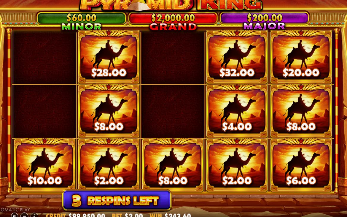 Free Spins, 10 awarded, with the selected special symbol