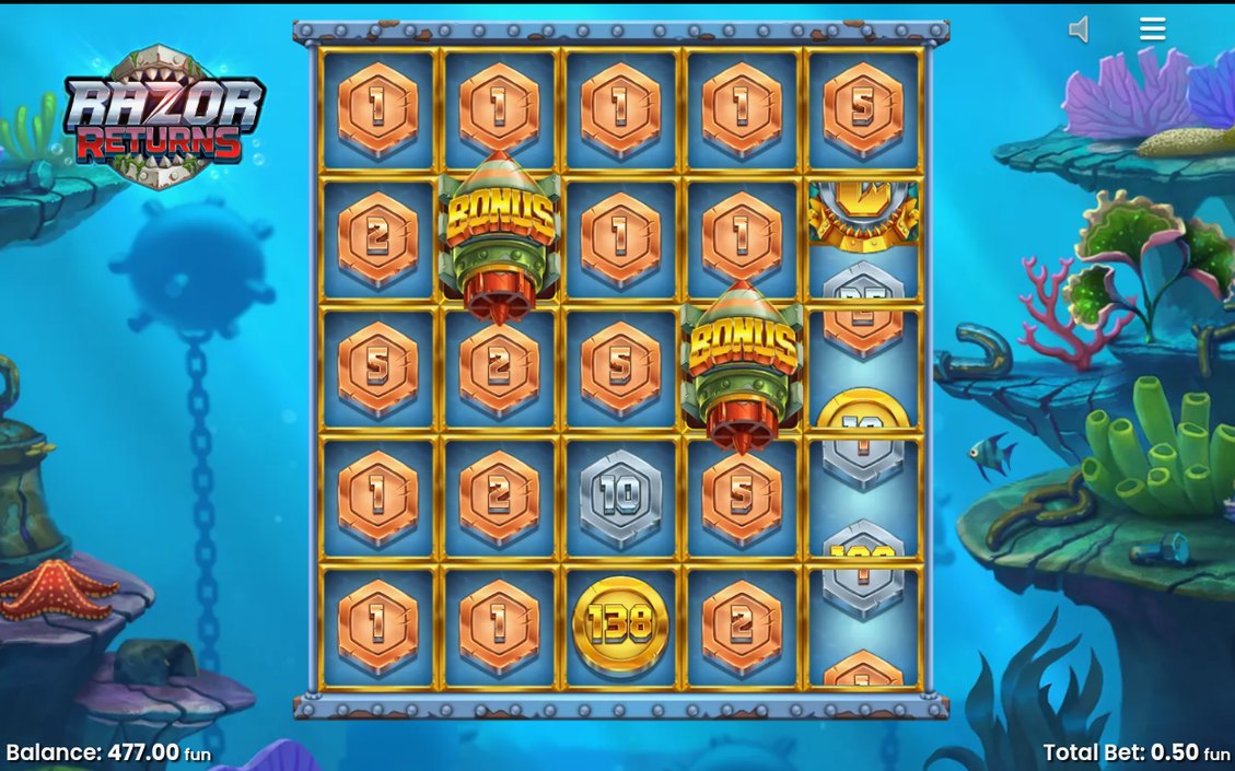 Bonus round with Mystery Symbols in play