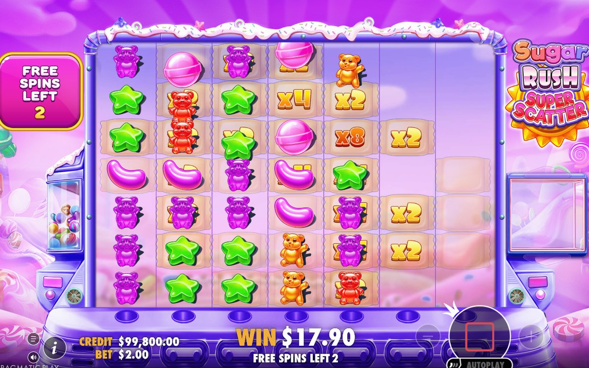 Free Spins round with Multiplier Spots in play