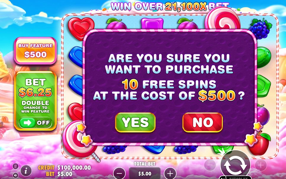Scatter symbols on the grid counted toward free spins